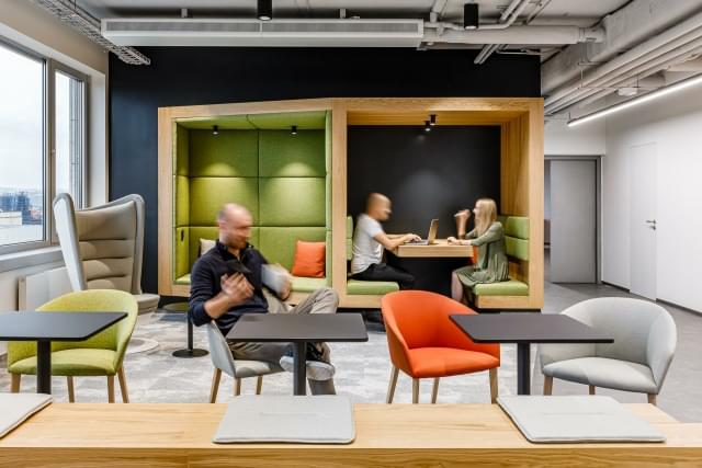 zone for informal meetings with clients and colleagues