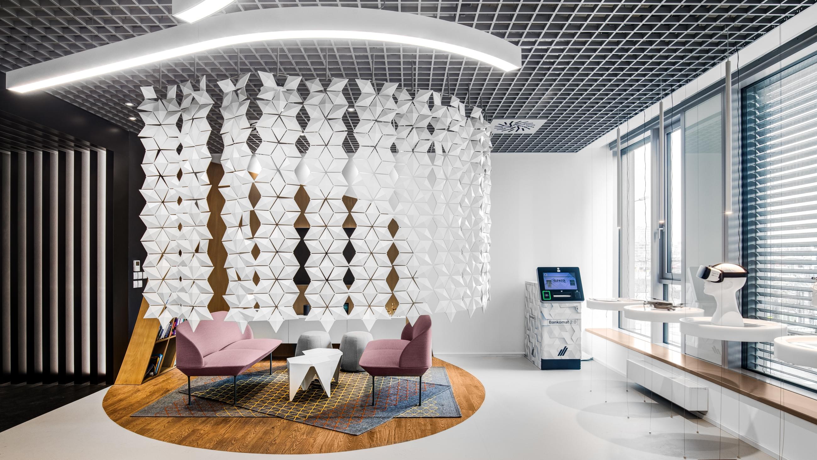 Showroom s high tech technologiemi pro Tatra banku