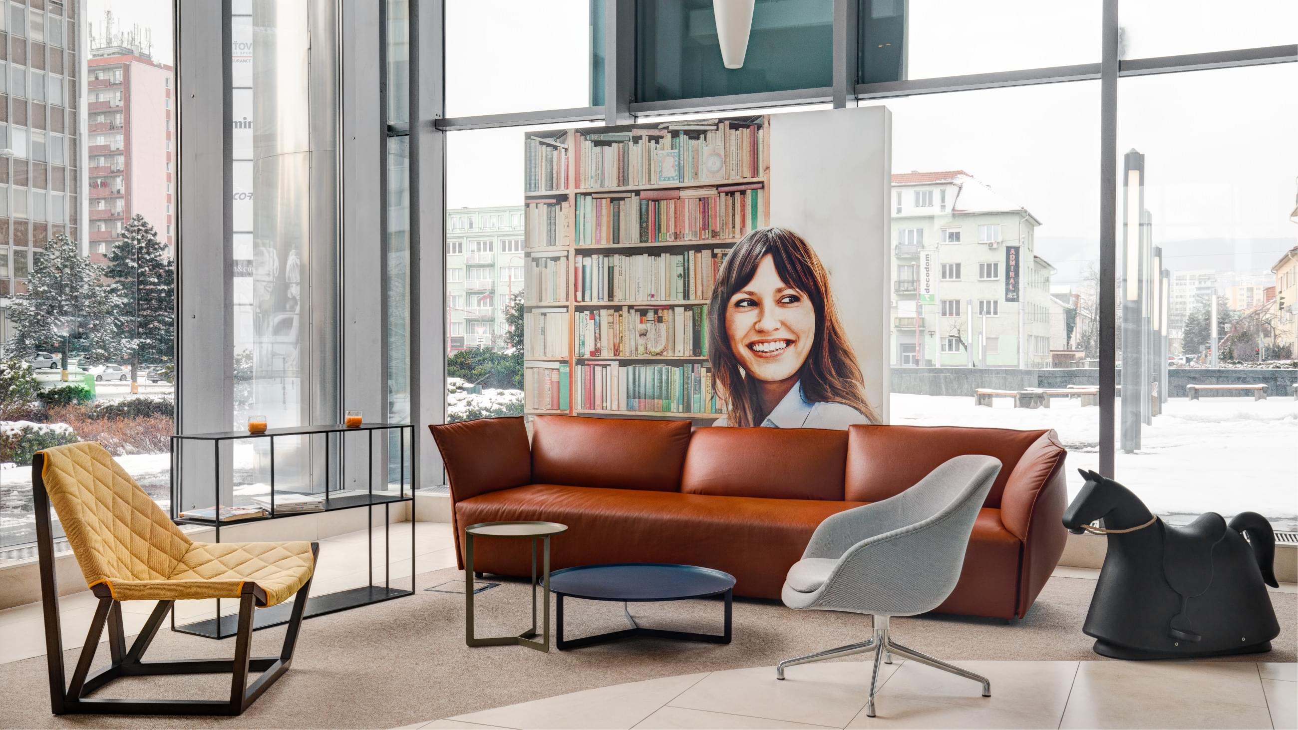 Rest room with comfortable interior in IMMOFINANZ