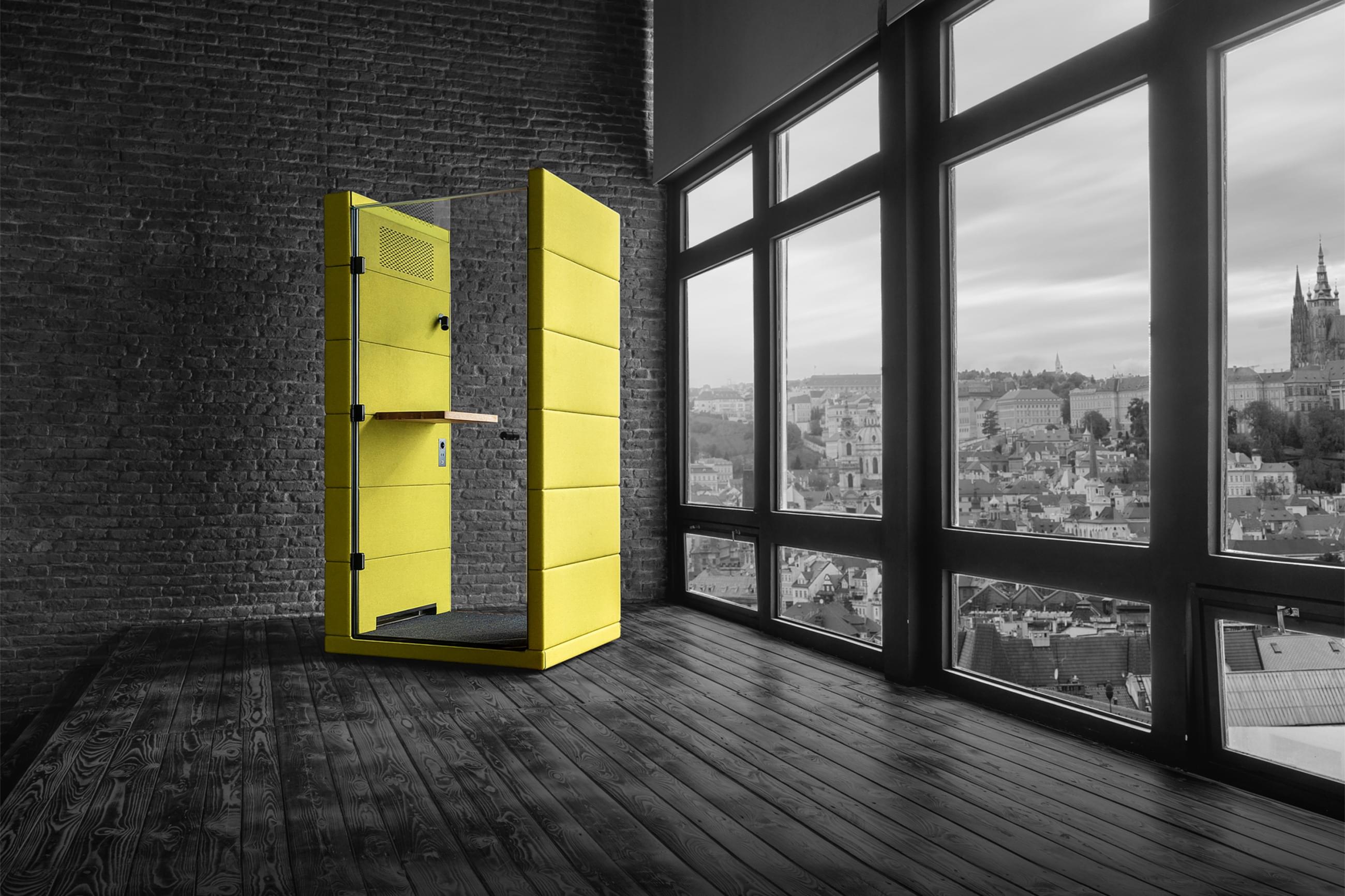 Micro offices can be used, for example, for private phone calls.