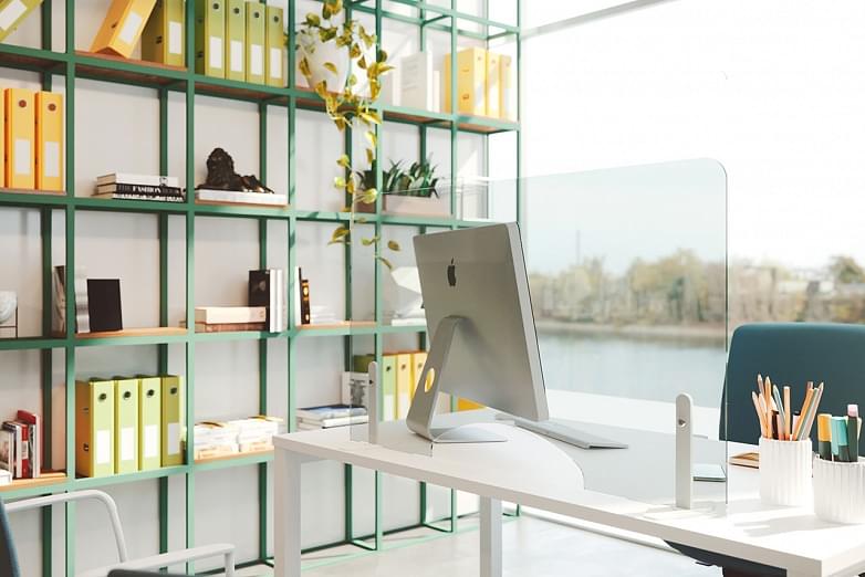 closeup of work desk