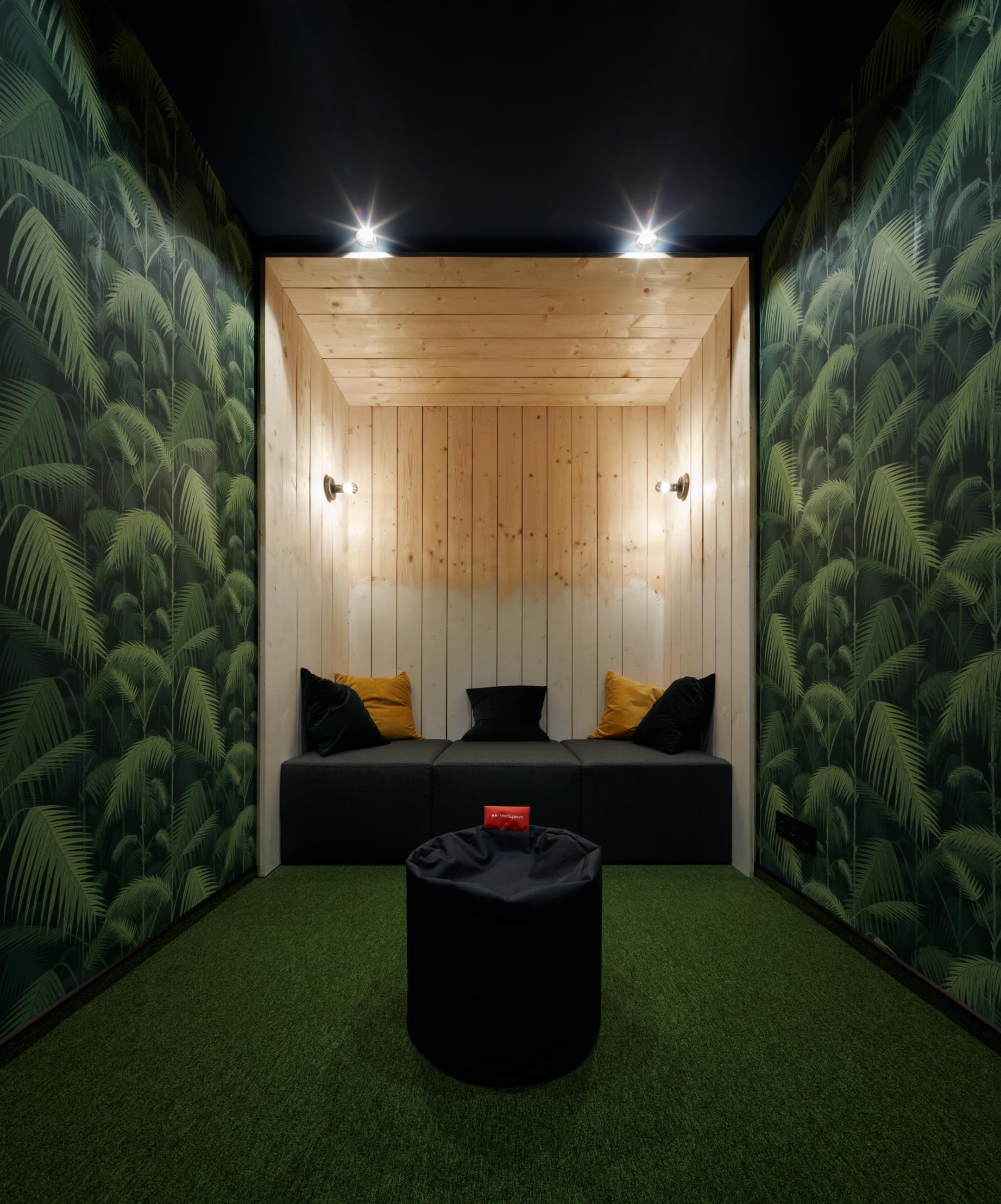 Zen room pro odpočinek s komfortním  interiérem ve společnosti Websupport