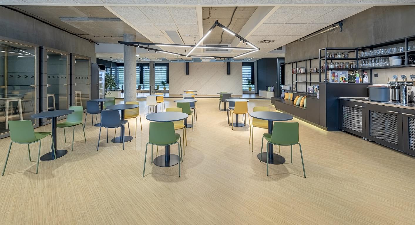 Meetingový prostor pro schůzky zaměstnanců ve Productboard