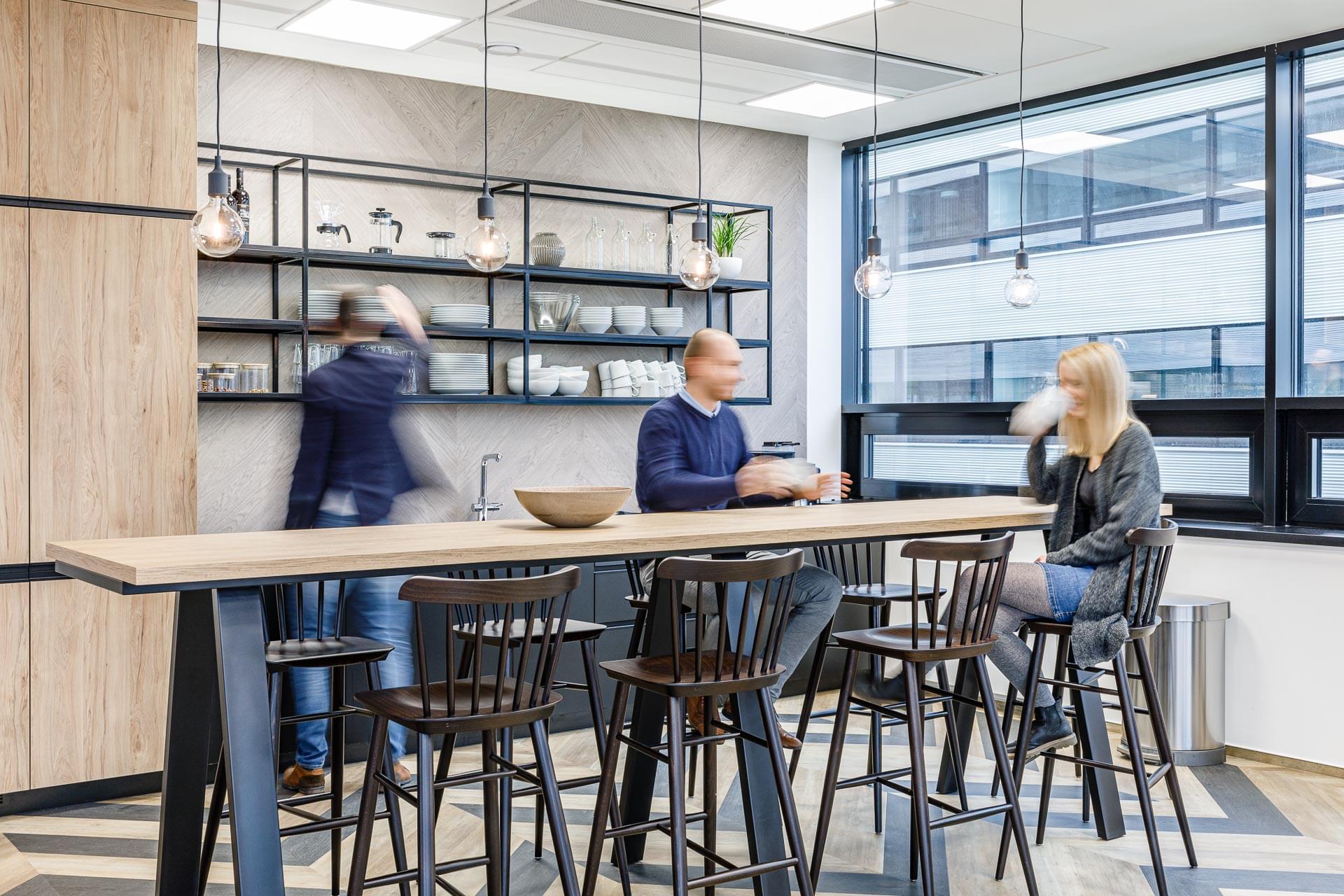 Corporate kitchen in a modern design