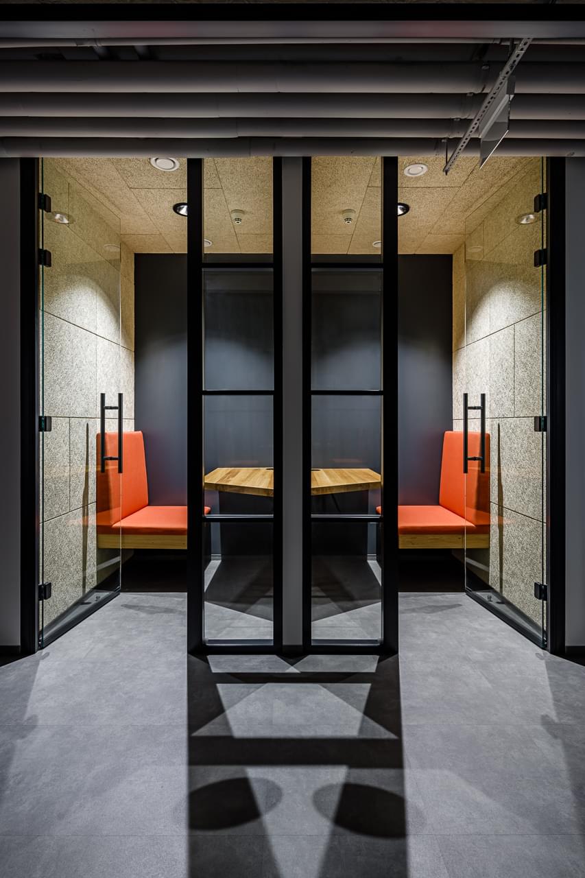 Private room with comfortable furniture