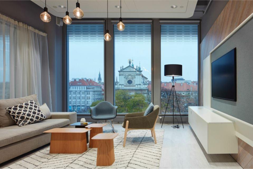  Relax zone overlooking Charles Square