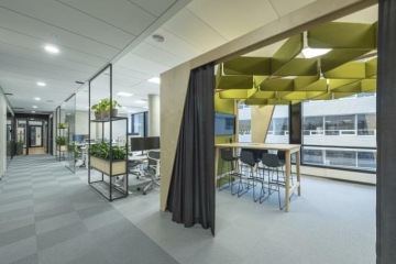 Pohled do multifunkčních kanceláří Productboard