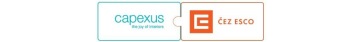 logo společnosti CAPEXUS a ČEZ ESCO