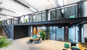 Detail moderní lednici od společnosti Samsung