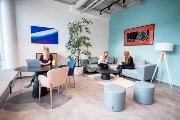 Relaxační zóna v kancelářích Samsung