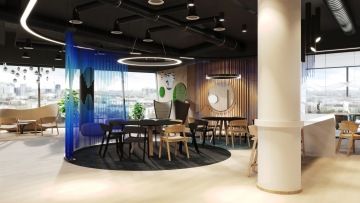 Visualisation of interior in natural tones