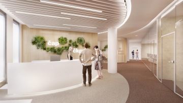 Minimalistická recepce ve tvaru slzy ve společnosti ČAP a ČKP.