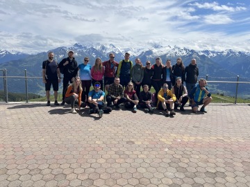 Hike to a moutain in Austria