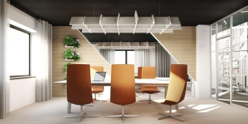 zasedací-místnost-kancelářský-prostor-zemité-barvy-corworking-prostor