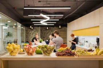 Relaxation zone with kitchen in Miton