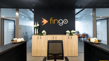 Design reception in FINGO corporate colors