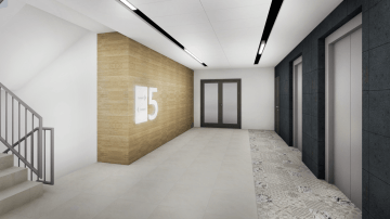 Návrh komerčních prostor v minimalistickém designu v IPP5