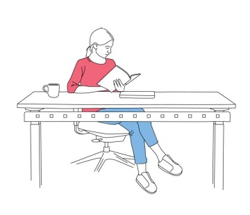 flexible-way-of-working-relax-tips-how-to-feel-good-in-office-learn-draw-reading-CAPEXUS-offices-design offices-CAPEXUS-Actiu-Actiu offices