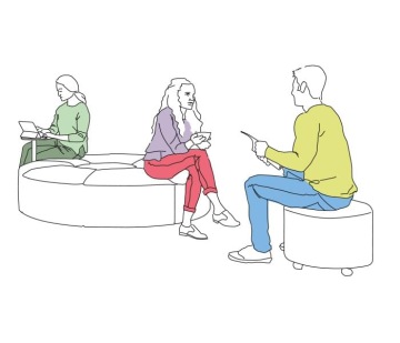 collective-working-chat-socialisation-team-building-brainstorming-CAPEXUS-offices-design offices-CAPEXUS-Actiu-Actiu offices