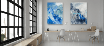 Flexibilní kancelářské prostředí v modrém provedení ve společnosti T-Mobile