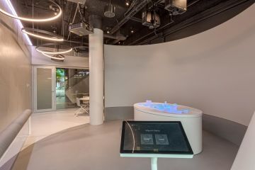 3D model BB Centra s moderními technologiemi v PASSERINVEST showroomu