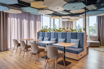 Informal seating for meeting and coffee