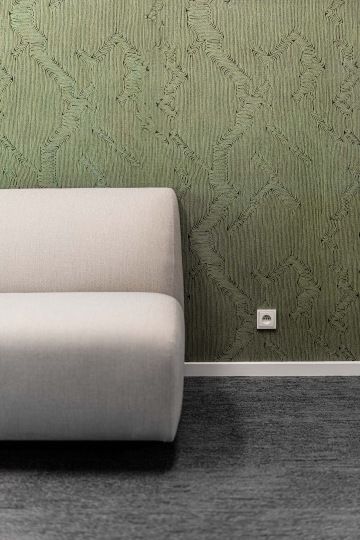 Detail sedačky a tapety