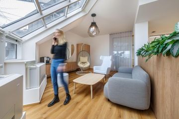 cosy relaxation area for employees