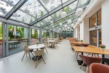 Winter garden of the hotel