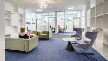 Odpočinková relaxační místnost firmy IBM