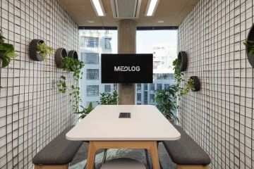 Meeting room in industrial style