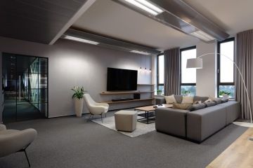 Game corner in the lobby of the office