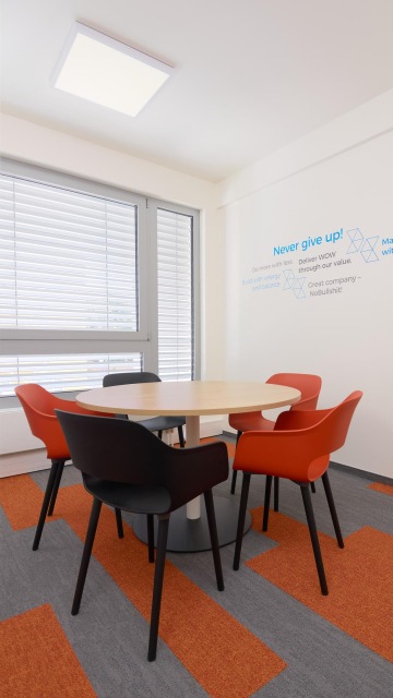 Malá zasedací místnost pro pracovní meetingy