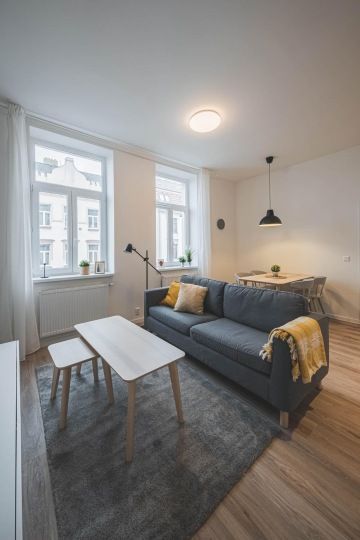 Vzorový obývák s jídelnou