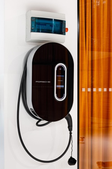 Vybavení v tréninkovém centru Porsche