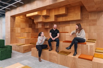 Cube structure for workshops and meetings