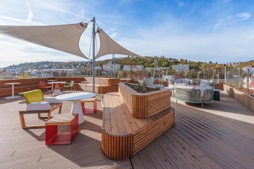 modern roof terrace design