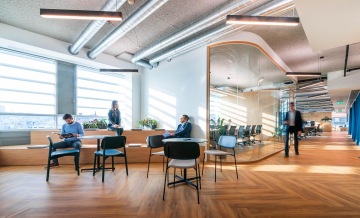 Prostor pro setkání s klienty i malé prezentace