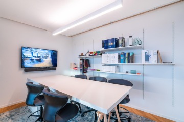 Vzorkovna pro klienty jako součást kanceláří