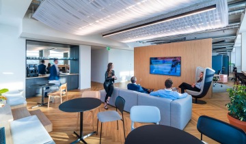 Kuchyňka jako elegantní součást odpočinkové zóny