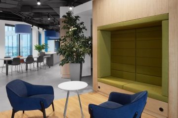 Comfortable rest area for employees