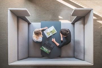 Pracovní kupé pro soustředěnou a ničím nerušenou práci