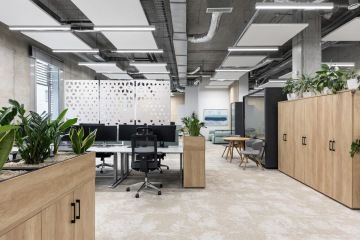 Open space with acoustics