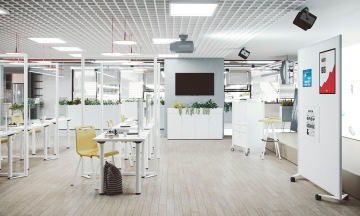 protective glass in the office