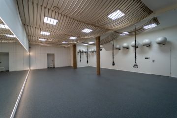 Tělocvična na skupinové cvičení