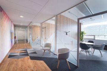 Pohled do chodby společnosti Arca Consulting