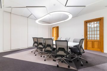 meeting room combining several centuries