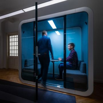 phone booth as an element of modernity