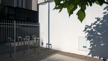 A place to leave bicycles