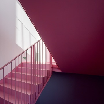 Pink stairs